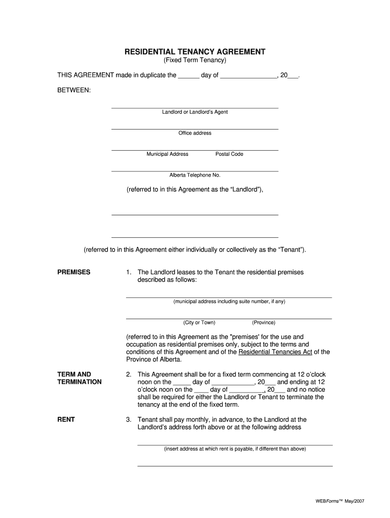 Fixed Term Tenancy Agreement Template  Great Professional Throughout cpa hire agreement template