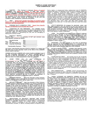 Commercial Lease Agreement