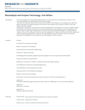 Biocatalysts and Enzyme Technology 2nd Edition
