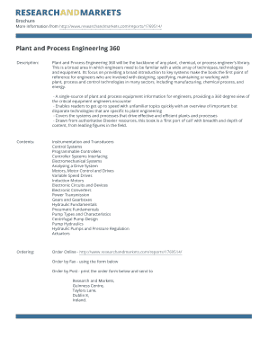 Plant and Process Engineering 360 Brochure
