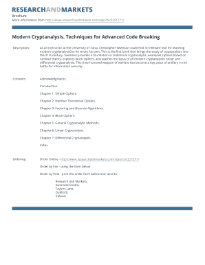 Modern cryptanalysis pdf