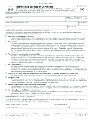 California Vendor Data Record Form