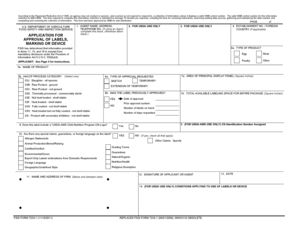 USDA FSIS Form 7234-1