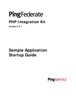 Download PHP Sample Application Startup Guide - Ping Identity