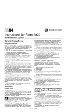 Instructions for Form 8839
