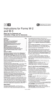 Instructions for Forms W-2 and W-3