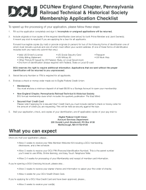 DCU Membership Application