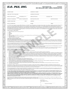 No Dollar Limit Roofing Guarantee