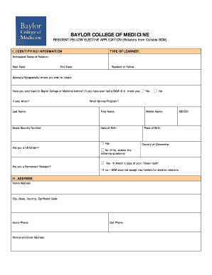 Medical certificate format - Complete Elective Paperwork - Baylor College of Medicine - mediasrc bcm