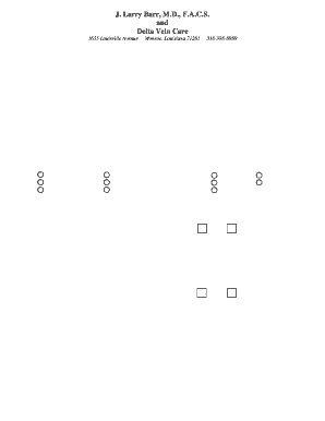 Patient Registration and Consent Forms for Delta Vein Care