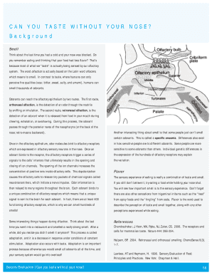 Can You Taste Without Your Nose Experiment