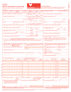 Health Insurance Claim Form