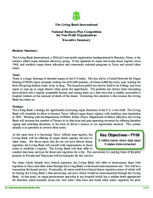 Uniform Anatomical Gift Act Donor Registration Form