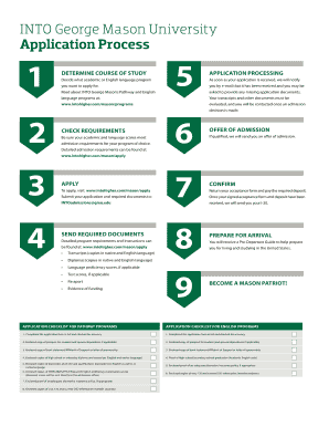 INTO George Mason University Application Form