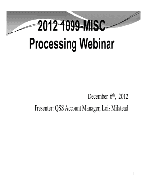 2012 Form 1099-MISC
