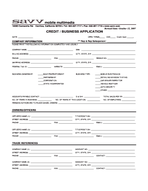 Credit Business Application