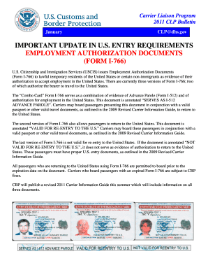 I 766 Employment Authorization - Fill Online, Printable, Fillable 