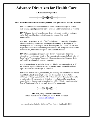 Advance Directive for Health Care