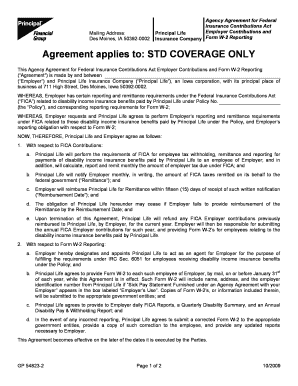 Agency Agreement for Federal Insurance Contributions Act