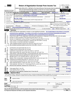 Form 990 Return of Organization Exempt From Income Tax