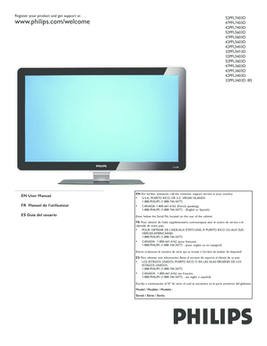 Philips Product Registration Card