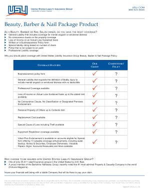 Beauty Barber Nail Package Product Application