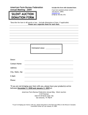 American Farm Bureau Federation Donation Form