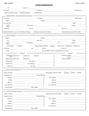 Patient Registration Form