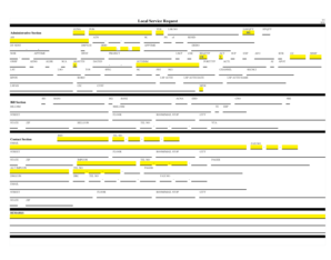 Local Service Request Form V5