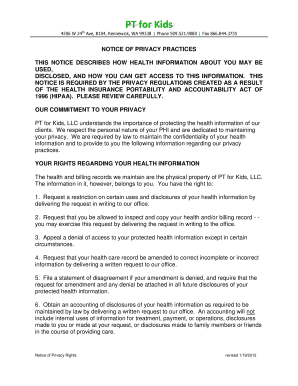 HIPAA Notice of Privacy Practices