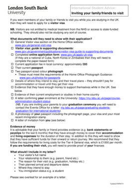 UK Visitor Visa Invitation Letter