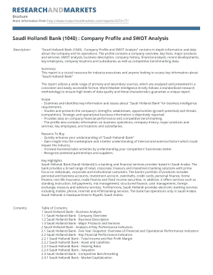 General trading company profile pdf - Saudi Hollandi Bank (1040) : Company Profile and SWOT Analysis