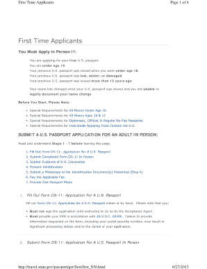 travelstategov passport form