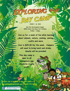 Florida 4-H Participation Form