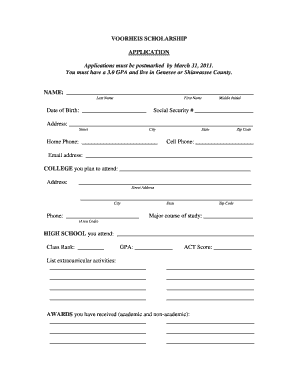 Percentage into gpa - voorheis scholarship form