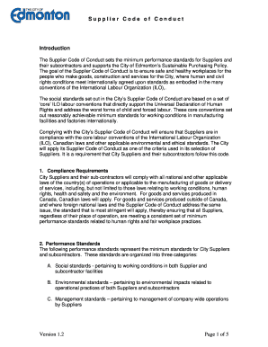 Supplier Code of Conduct