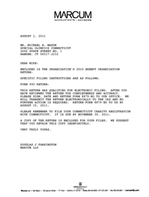 Form 990 2010 Exempt Organization Return