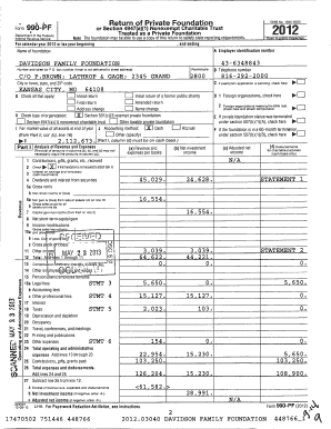 Form 990-PF 2012