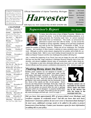 Alpine Township Parks Survey