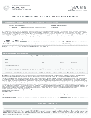 MyCare Advantage Individual Enrolment Form