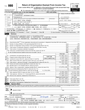 Form 990 Return of Organization Exempt From Income Tax