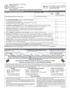 Sample w4 - 2013 State & Federal W-4 Form - Taney County, Missouri - Taney ... - taneycounty