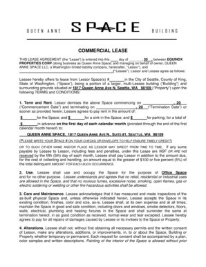 Commercial Lease Agreement