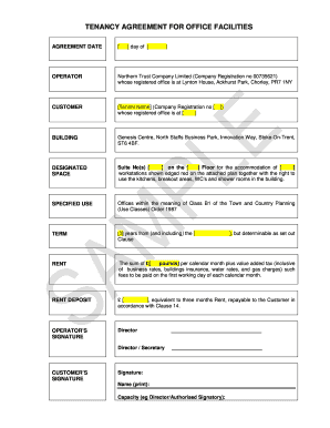 Office Tenancy Agreement
