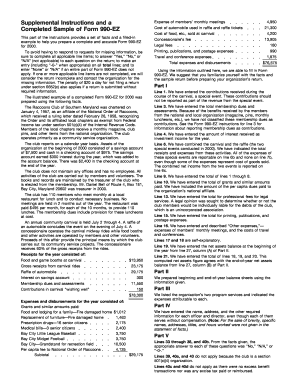 Form 990-EZ Instructions