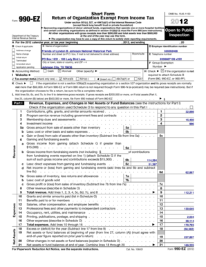 Form 990-EZ 2012