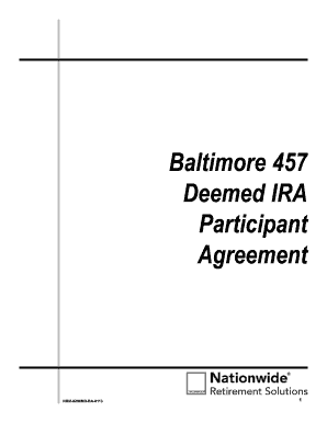 Baltimore Deemed IRA Participation Agreement