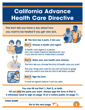 California Advance Health Care Directive - iha4health