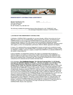 Independent Contractor Agreement