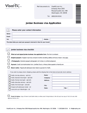 apply for jordan visa online